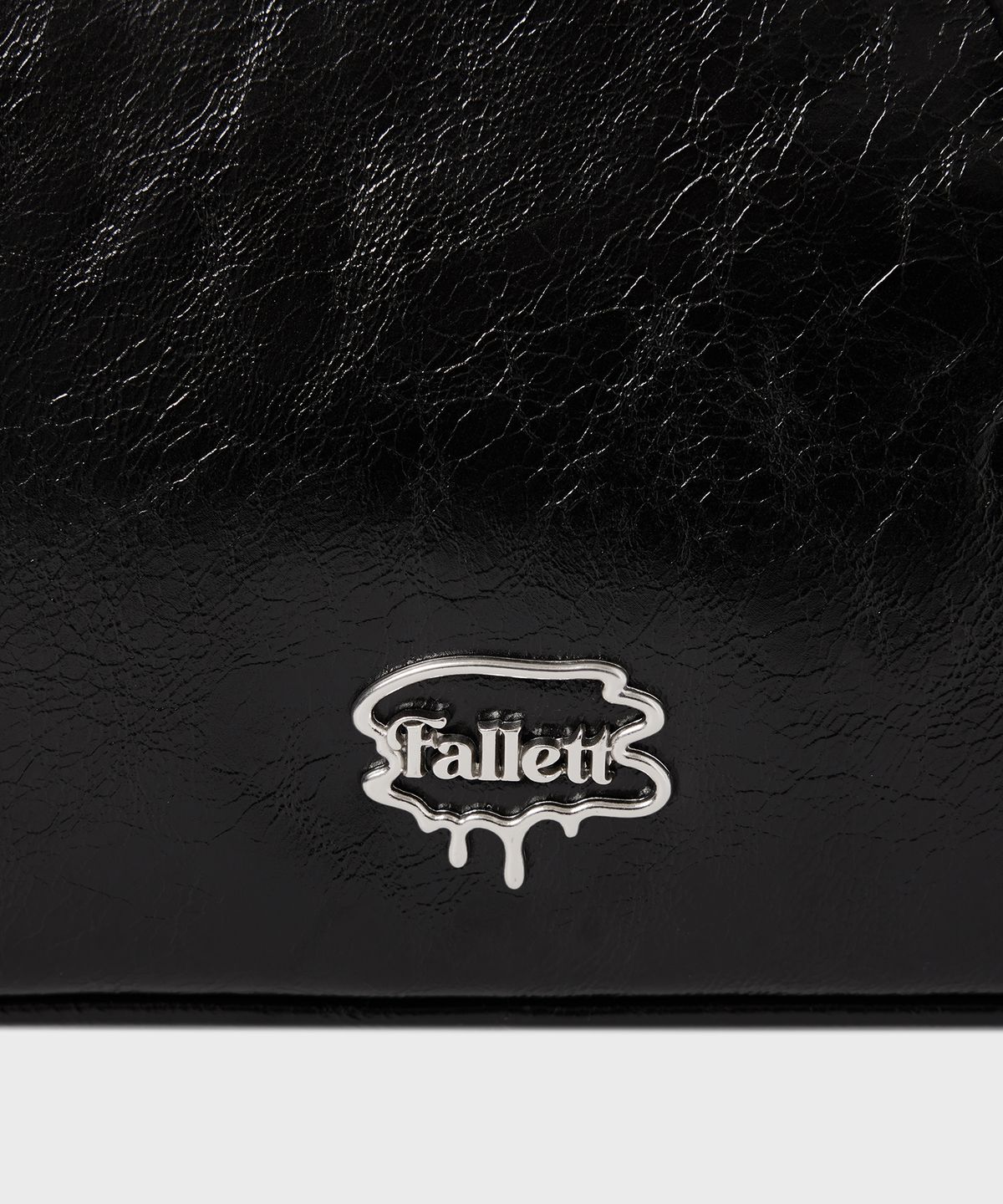 팔렛(FALLETT) 비건 레더 보아트백 블랙