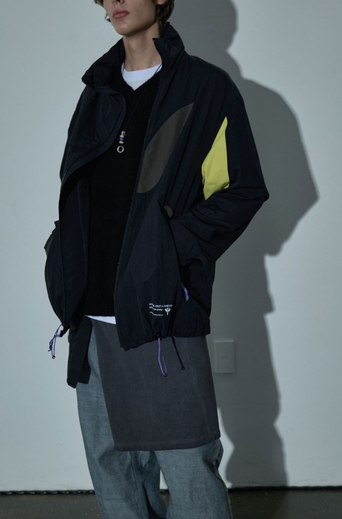 유체 프레타 포르테(YOUCHE PRET A PORTER) AR SHELL WINDBREAKER Black