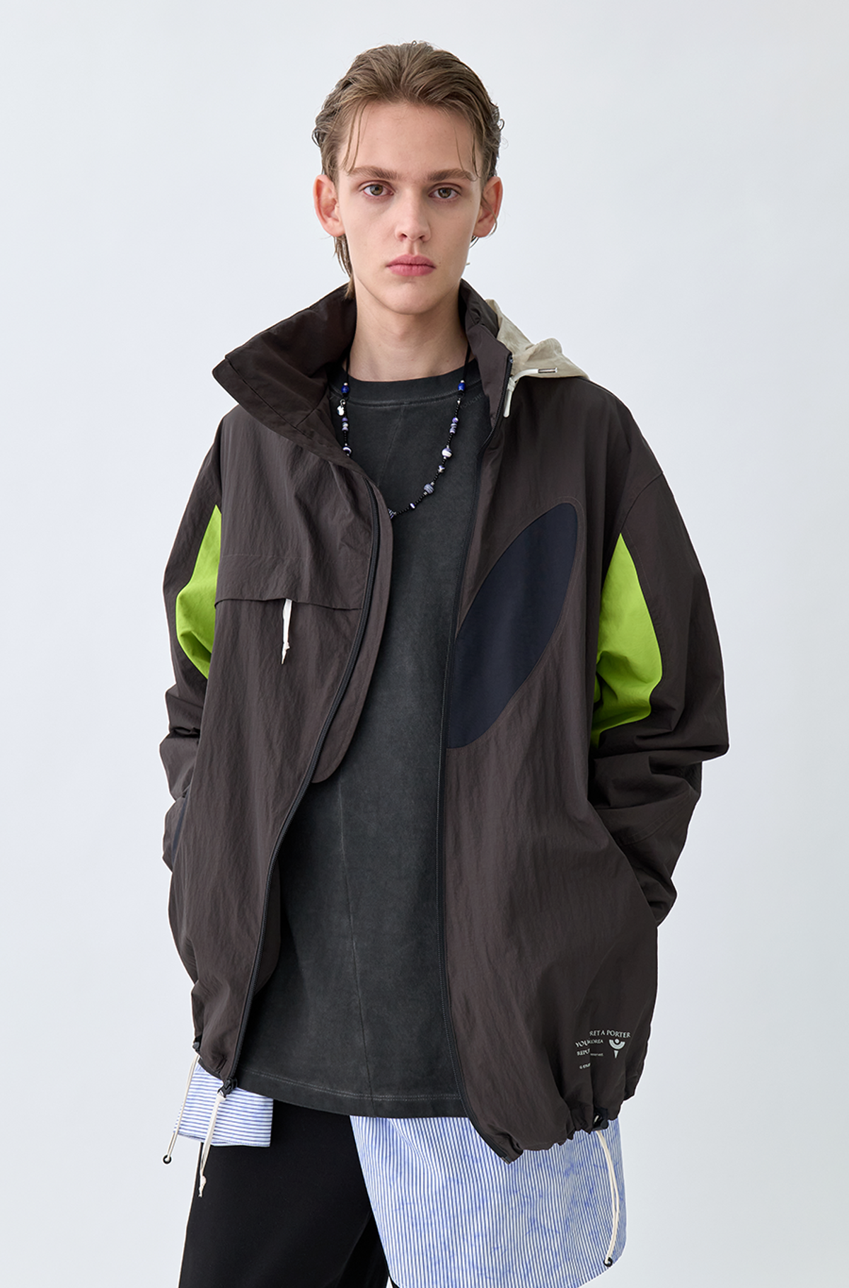 유체 프레타 포르테(YOUCHE PRET A PORTER) AR SHELL WINDBREAKER Brown