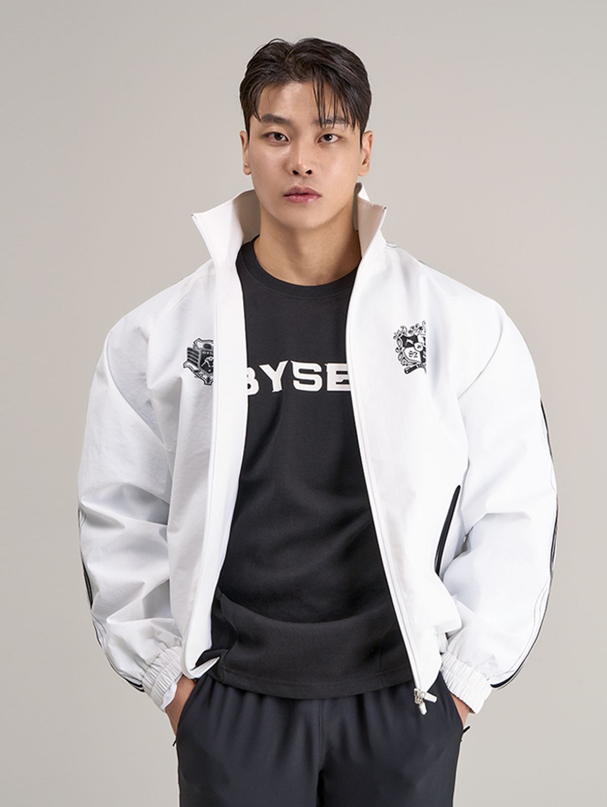 바이젝(BYSEC) [SET] F-22 머슬 브레이커 자켓 + 범고래 머슬 브레이커 팬츠