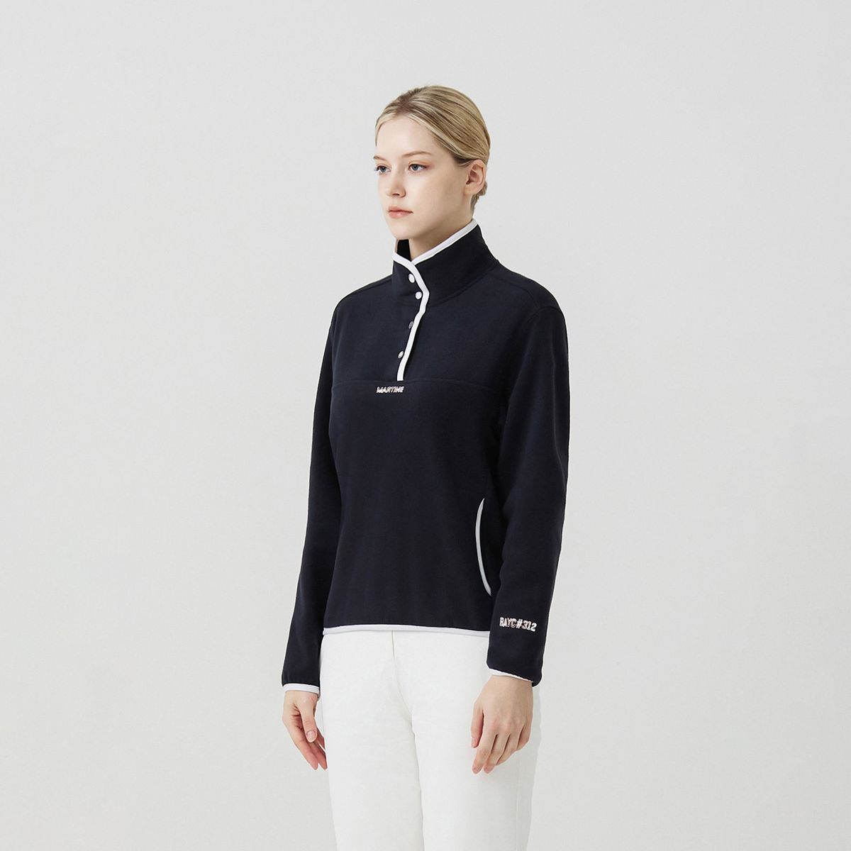 마틴골프(MARTINE GOLF) BAYC High neck T shirts_NAVY