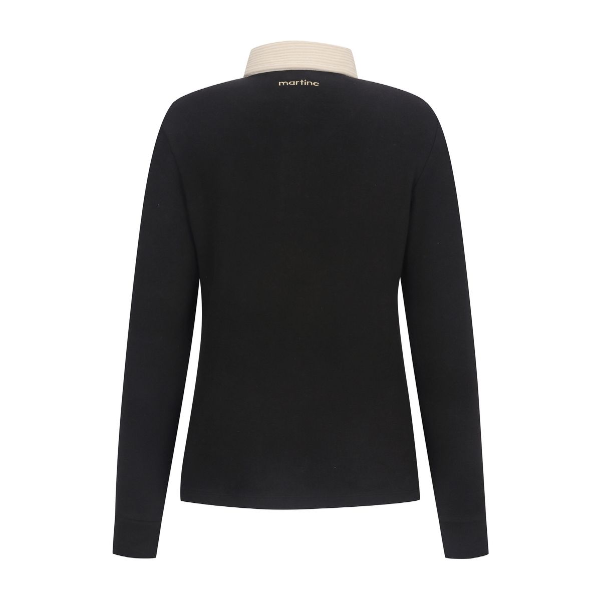 마틴골프(MARTINE GOLF) Gold Stitch Point T shirts_BLACK