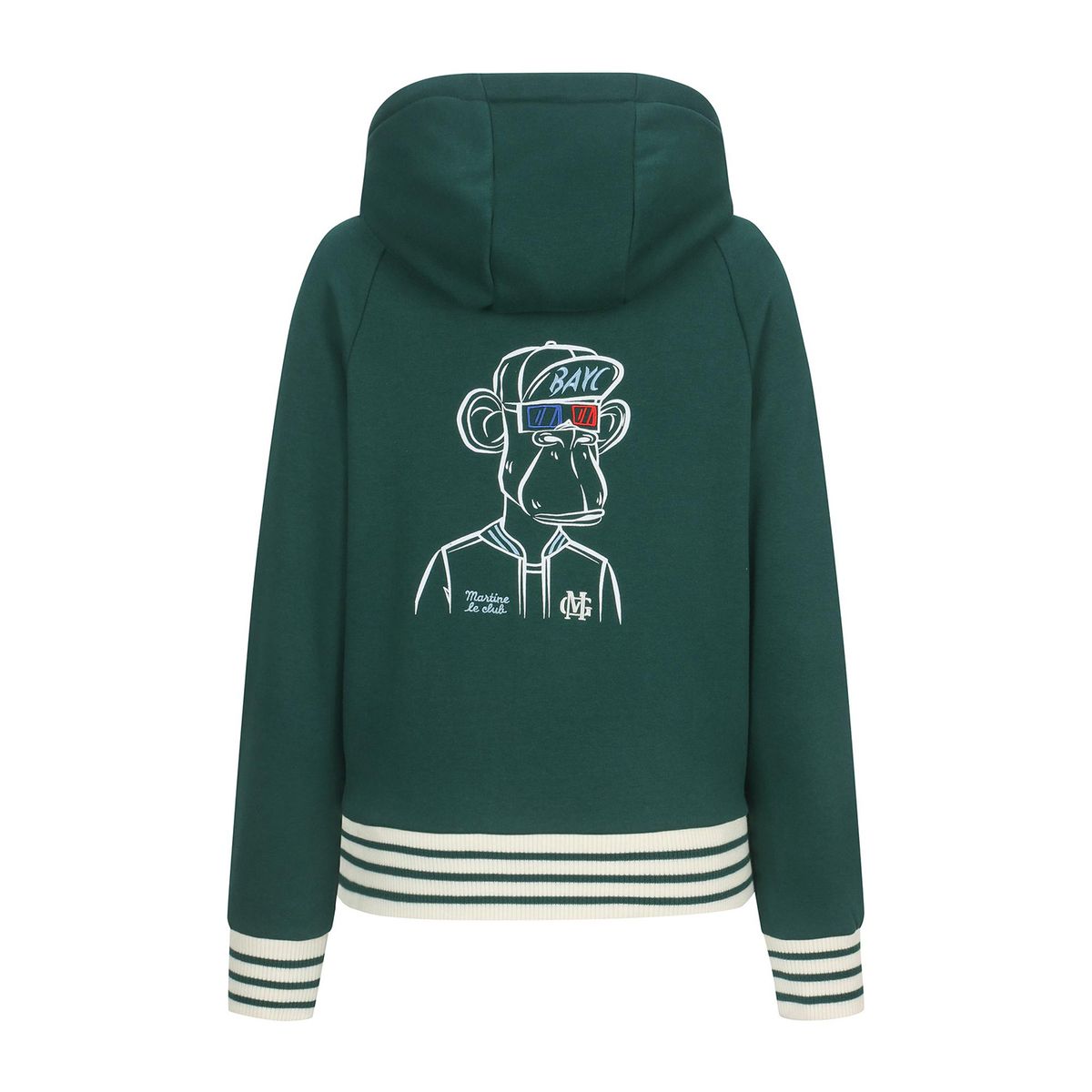 마틴골프(MARTINE GOLF) BAYC Raglan Hoodie T shirts_D/GREEN