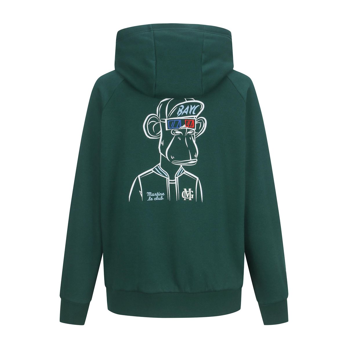 마틴골프(MARTINE GOLF) BAYC Raglan Hoodie T shirts_D/GREEN (Men)