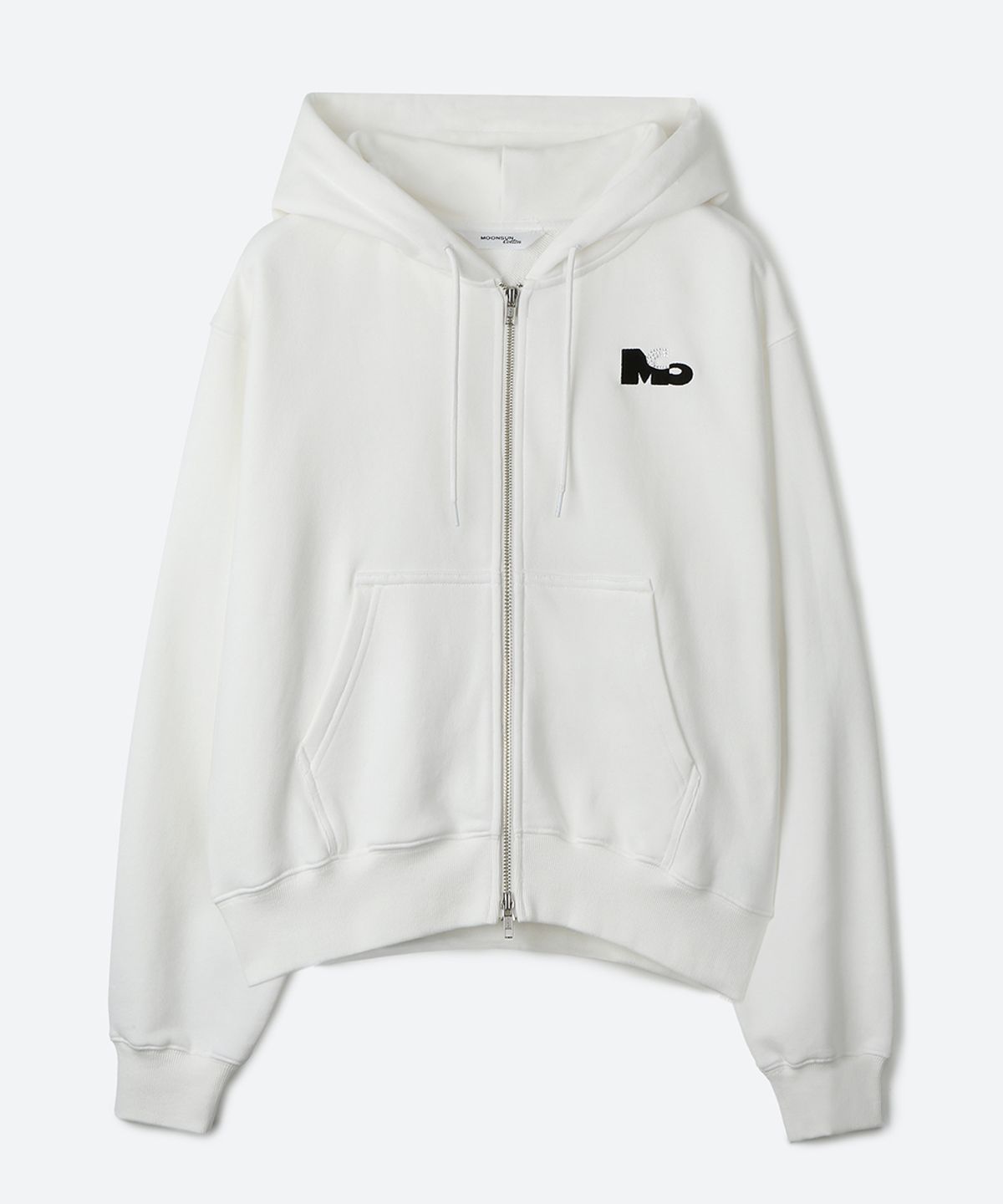 문선 아카이브(MOONSUN ARCHIVE) 02 M.C UNISEX, Logo Hood Zip-up / White