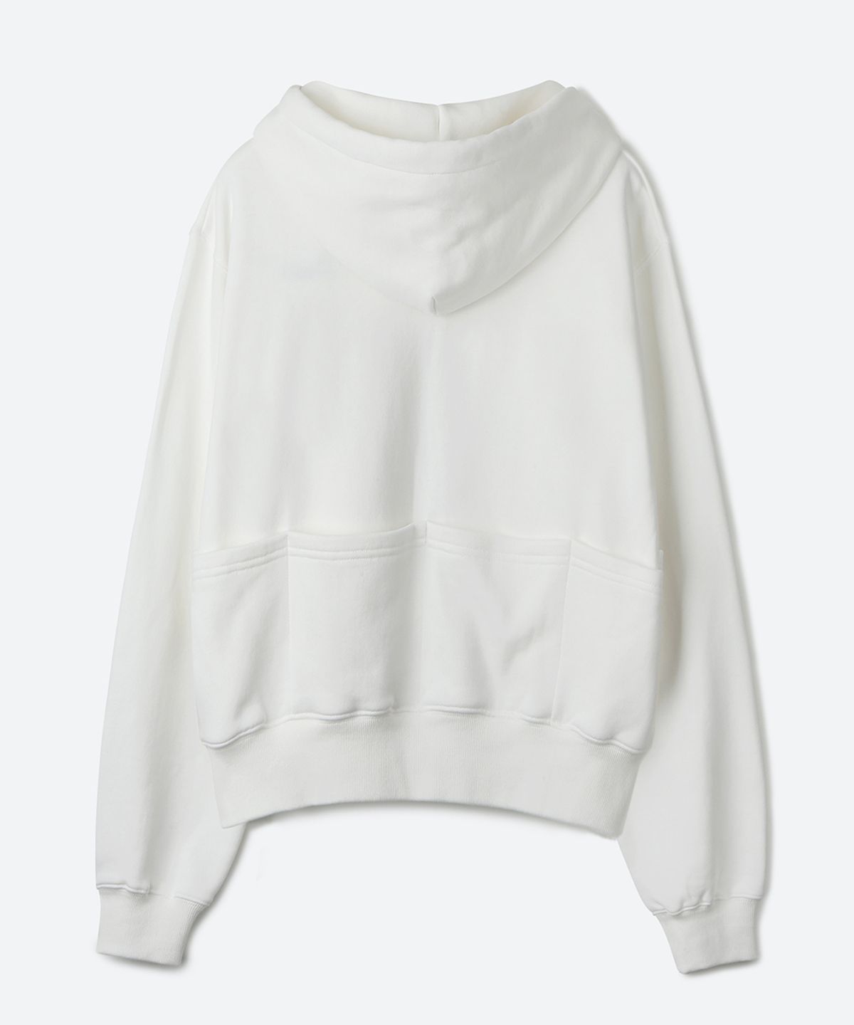 문선 아카이브(MOONSUN ARCHIVE) 02 M.C UNISEX, Logo Hood Zip-up / White