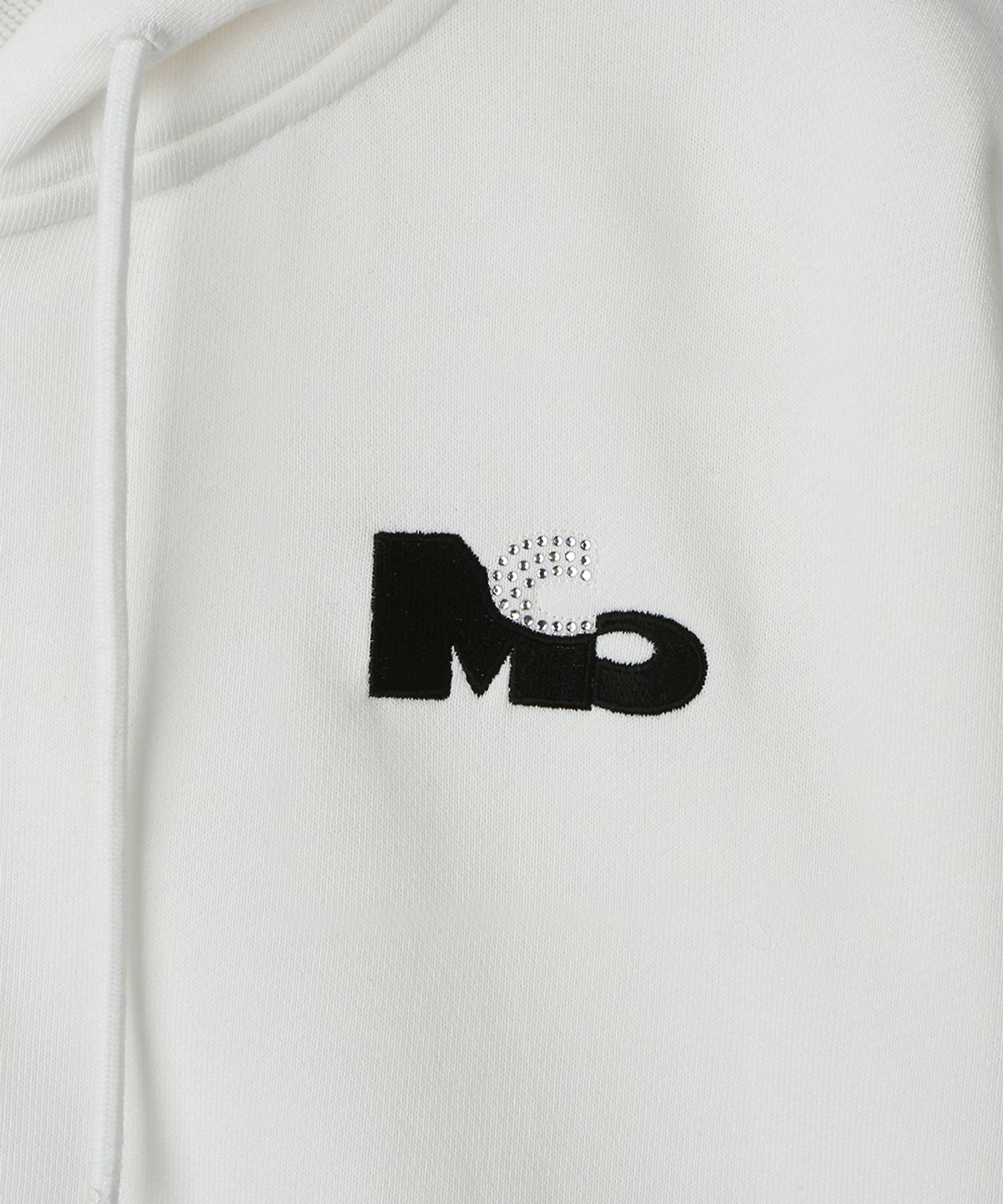 문선 아카이브(MOONSUN ARCHIVE) 02 M.C UNISEX, Logo Hood Zip-up / White