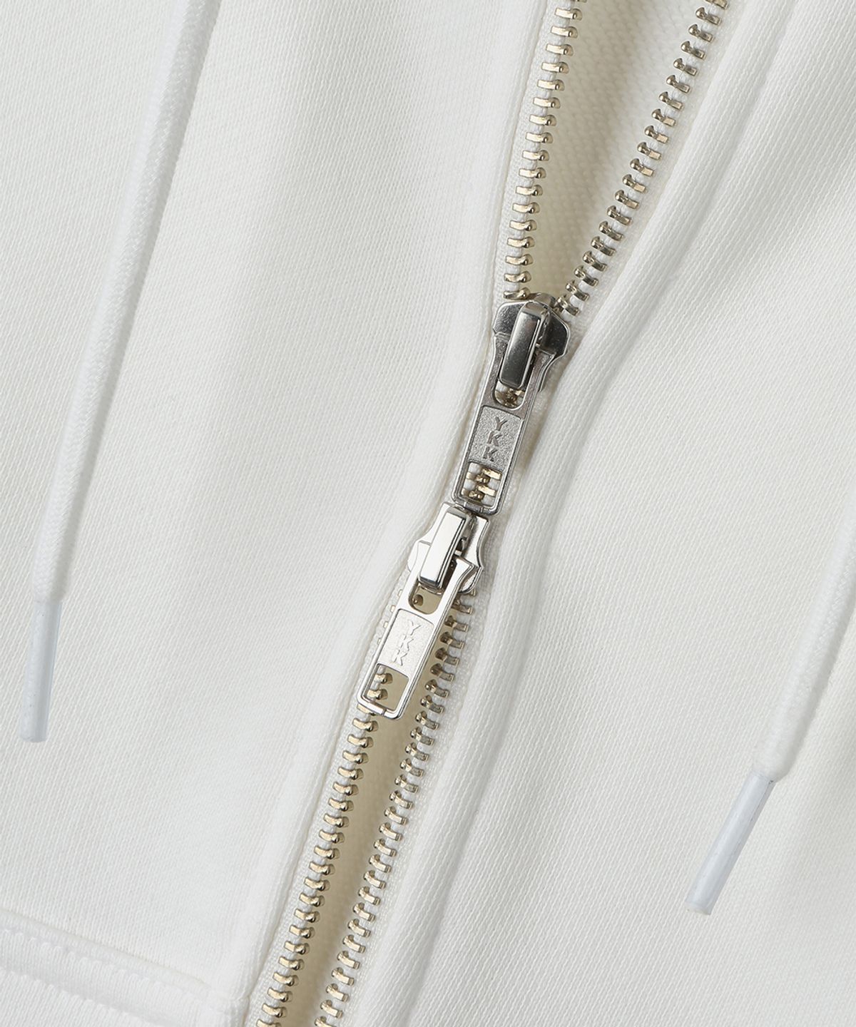 문선 아카이브(MOONSUN ARCHIVE) 02 M.C UNISEX, Logo Hood Zip-up / White