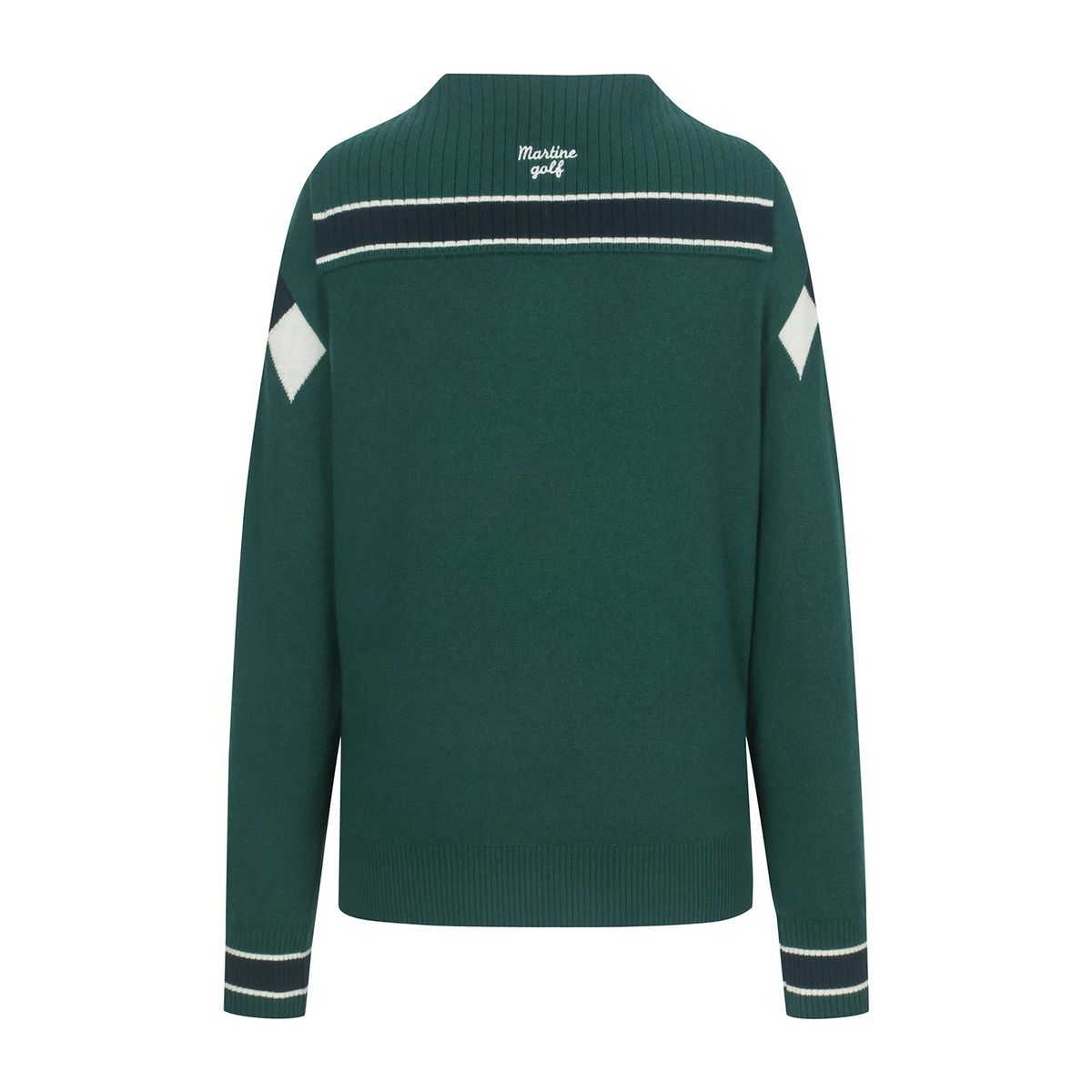 마틴골프(MARTINE GOLF) Argyle Sailor Sweater_D/GREEN