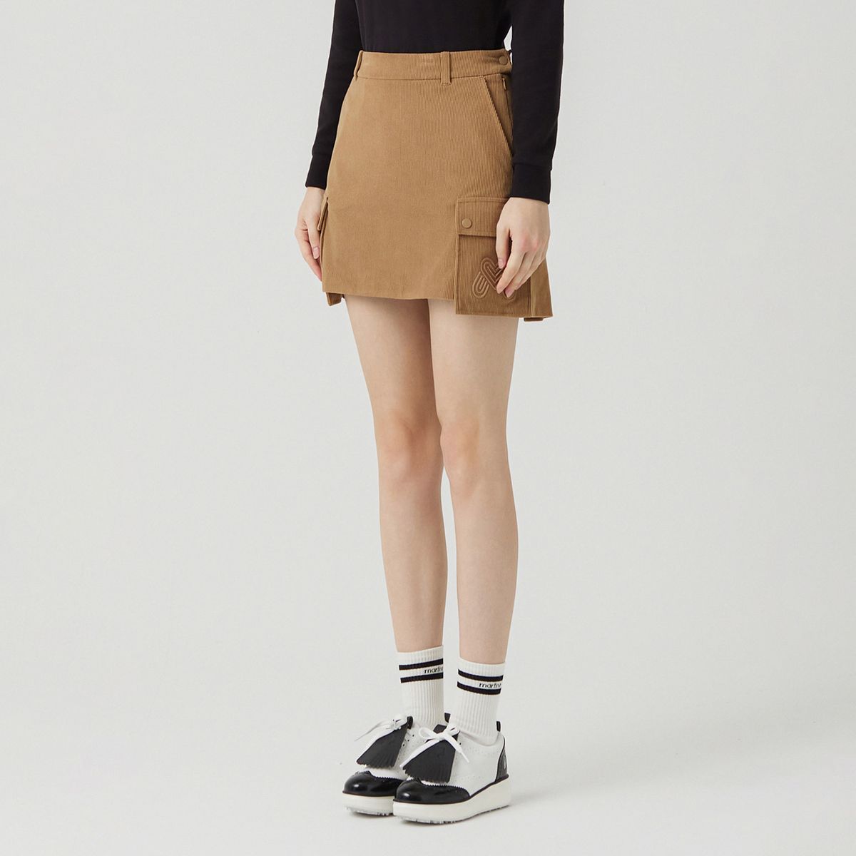 마틴골프(MARTINE GOLF) Out Pocket Corduroy Culotte_BEIGE