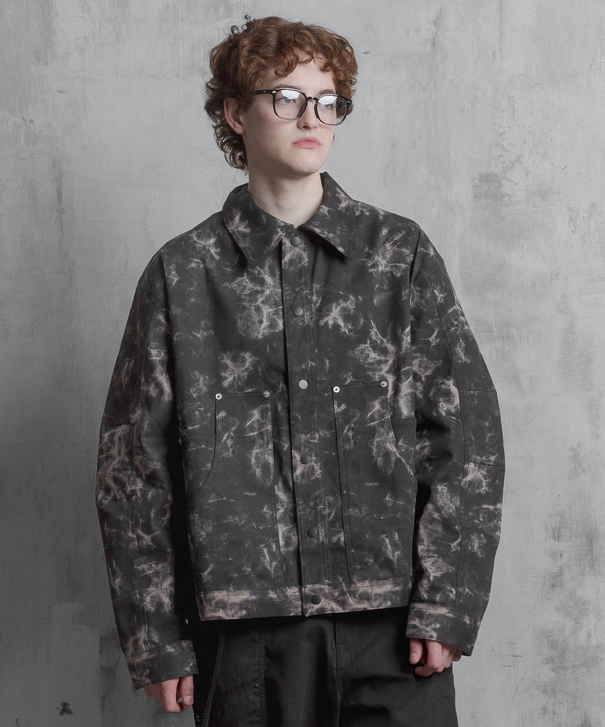 슈브토(SHVTO) Dye over trucker jacket