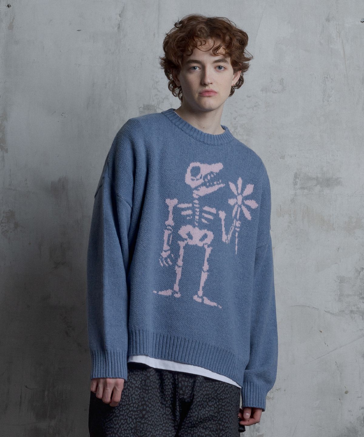 슈브토(SHVTO) Monster knitwear blue