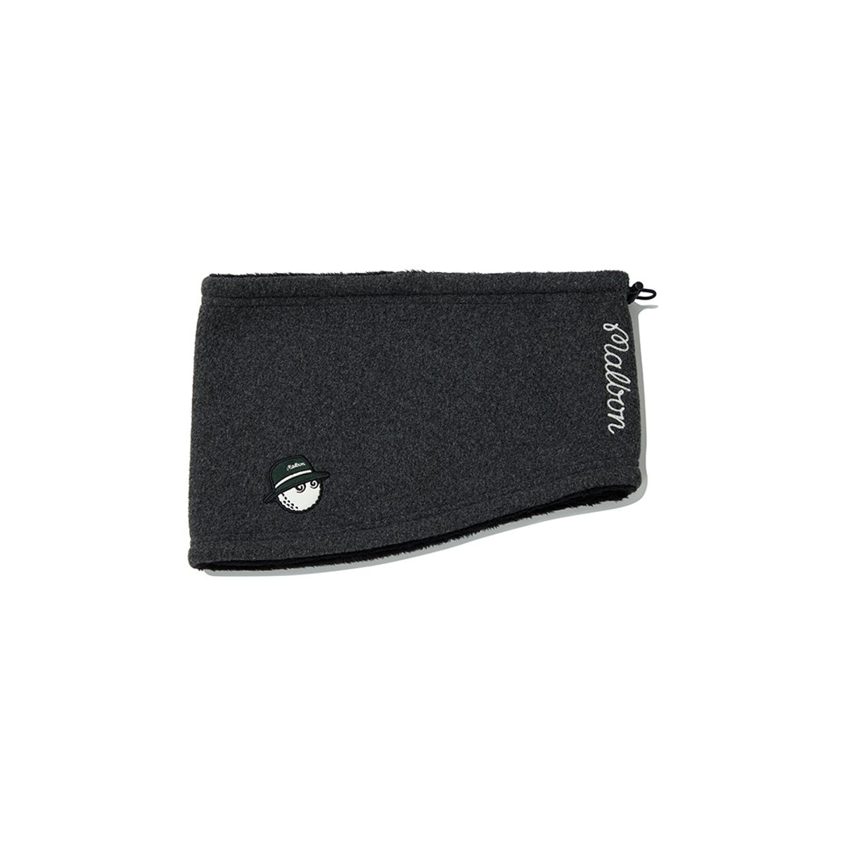 말본 골프(MALBON GOLF) 버킷 플리스 넥 워머 DARK GRAY