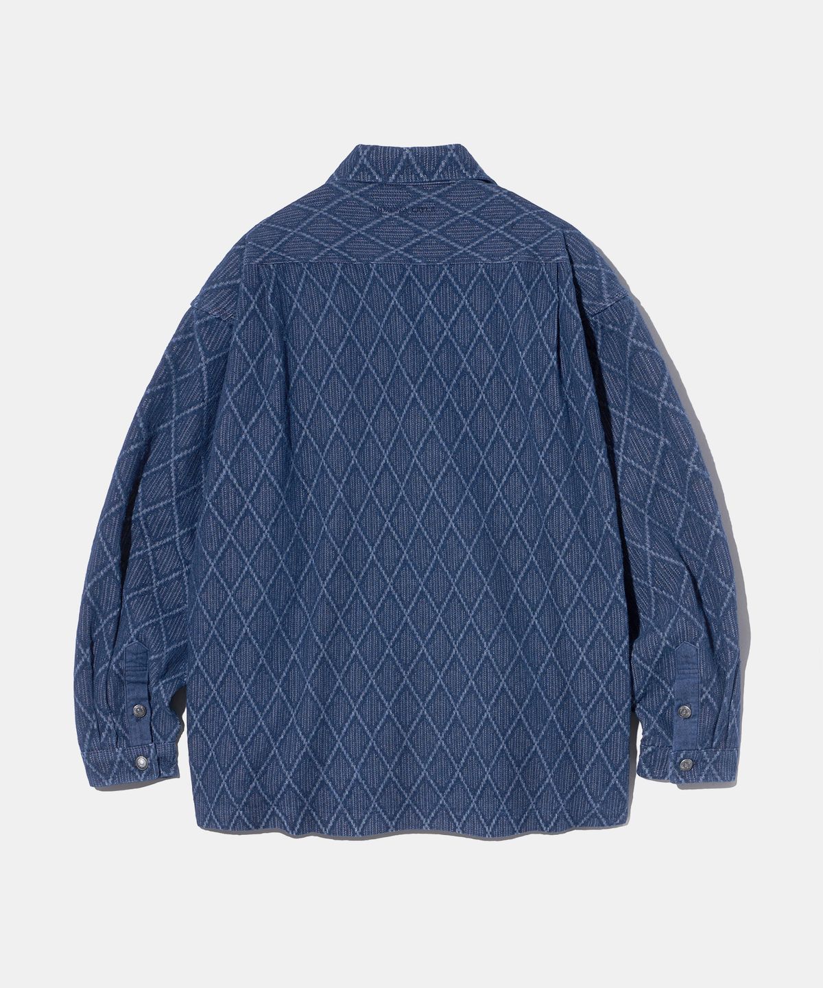 다이아몬드 레이라(DIAMOND LAYLA) Vintage Washed diamant en denim Oversized Shirt S159