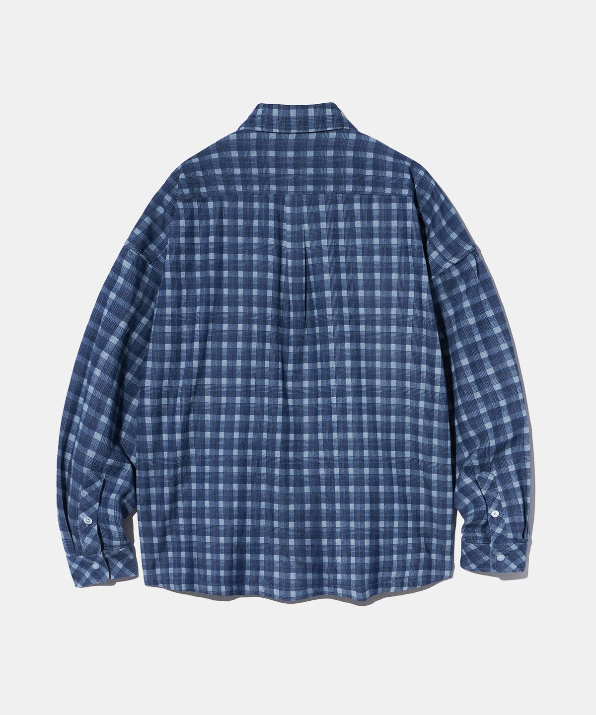 다이아몬드 레이라(DIAMOND LAYLA) Washed Denim Laser Check Shirt S163