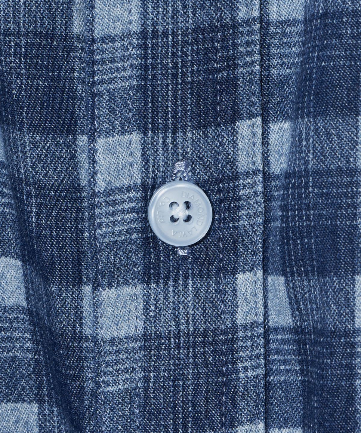다이아몬드 레이라(DIAMOND LAYLA) Washed Denim Laser Check Shirt S163