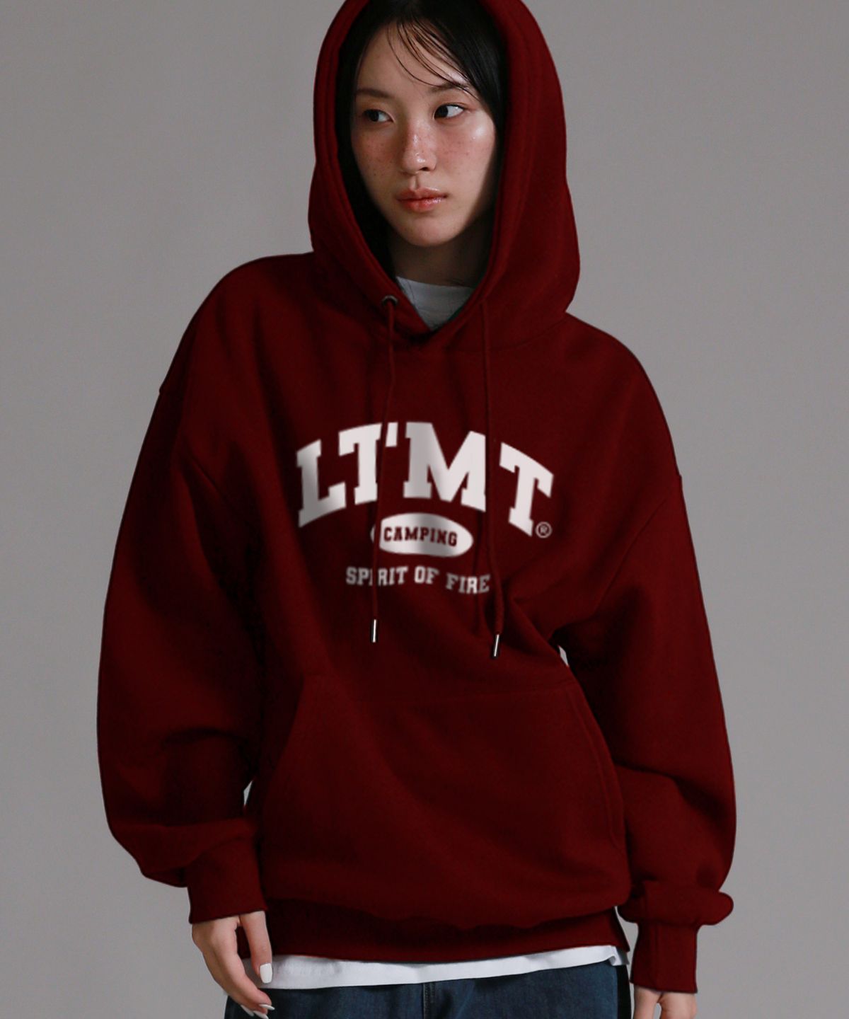 라이크더모스트(LIKE THE MOST) 소프트 LTMT 오버 후드_와인