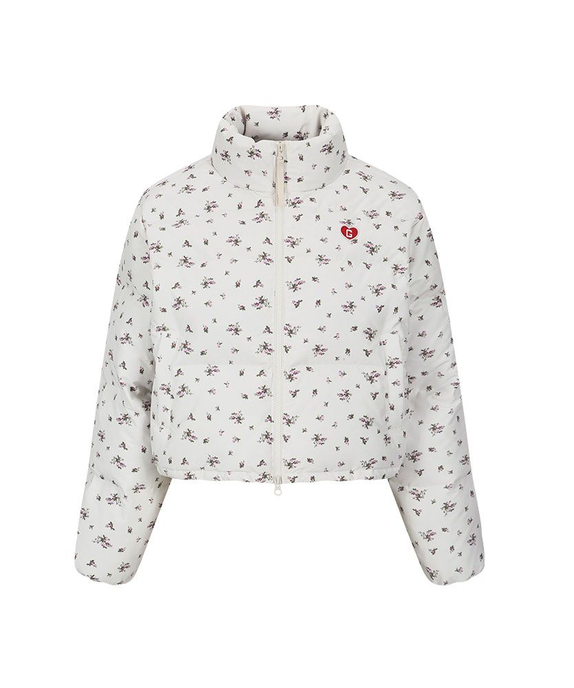 MUSINSA | GRAILZ SIGNATURE HEART DUCK DOWN PUFFER [FLOWER]