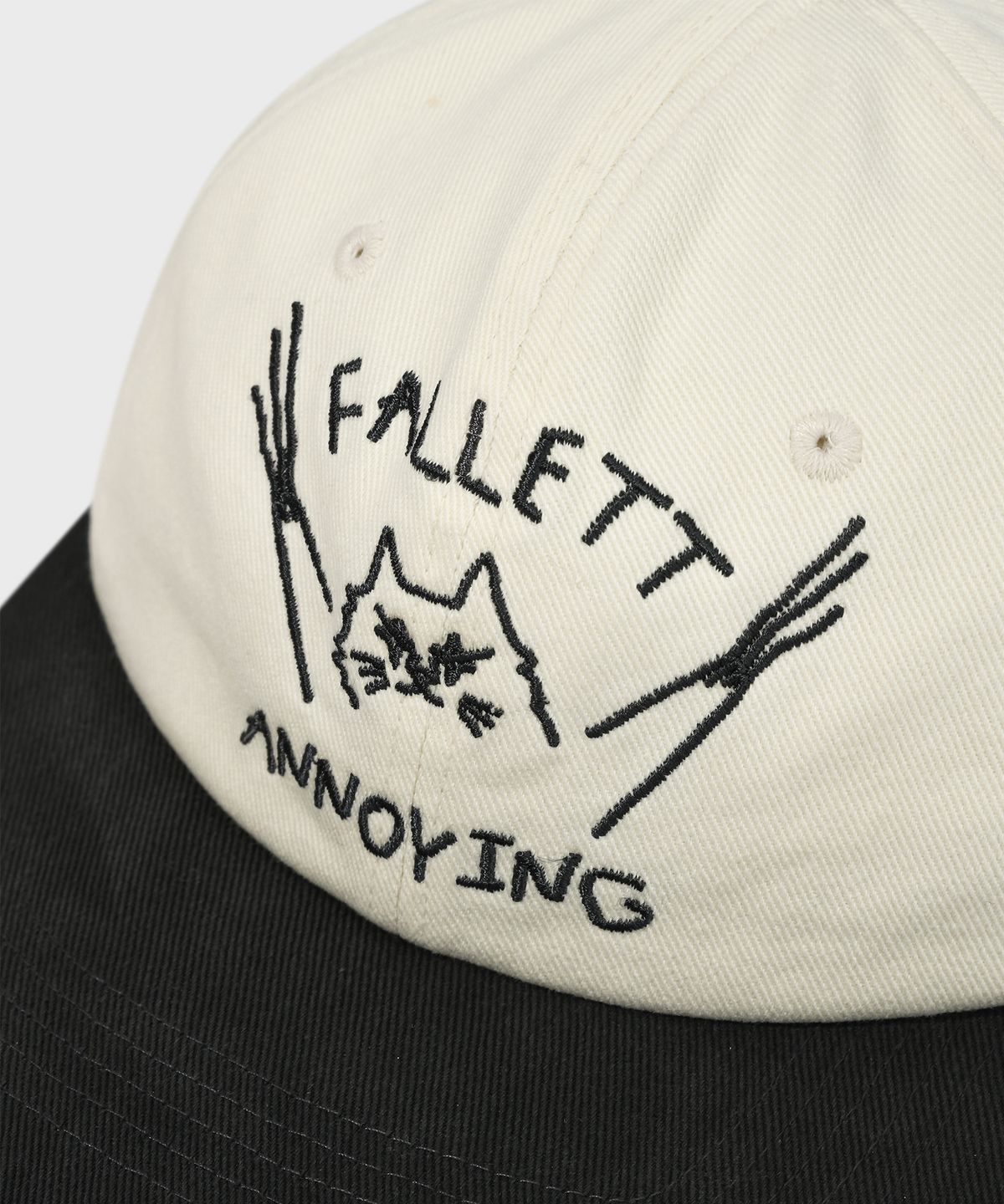 팔렛(FALLETT) [24FW] 드로잉 네로 스냅백 아이보리
