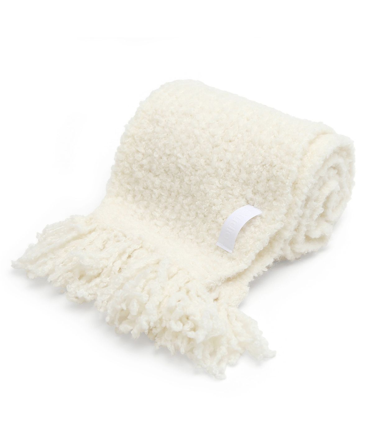 언더컨트롤 스튜디오(UNDERCONTROL STUDIO) 겨울 부클 털 머플러 HUGE TASSEL MUFFLER / MOHAIR BOUCLE / CREAM