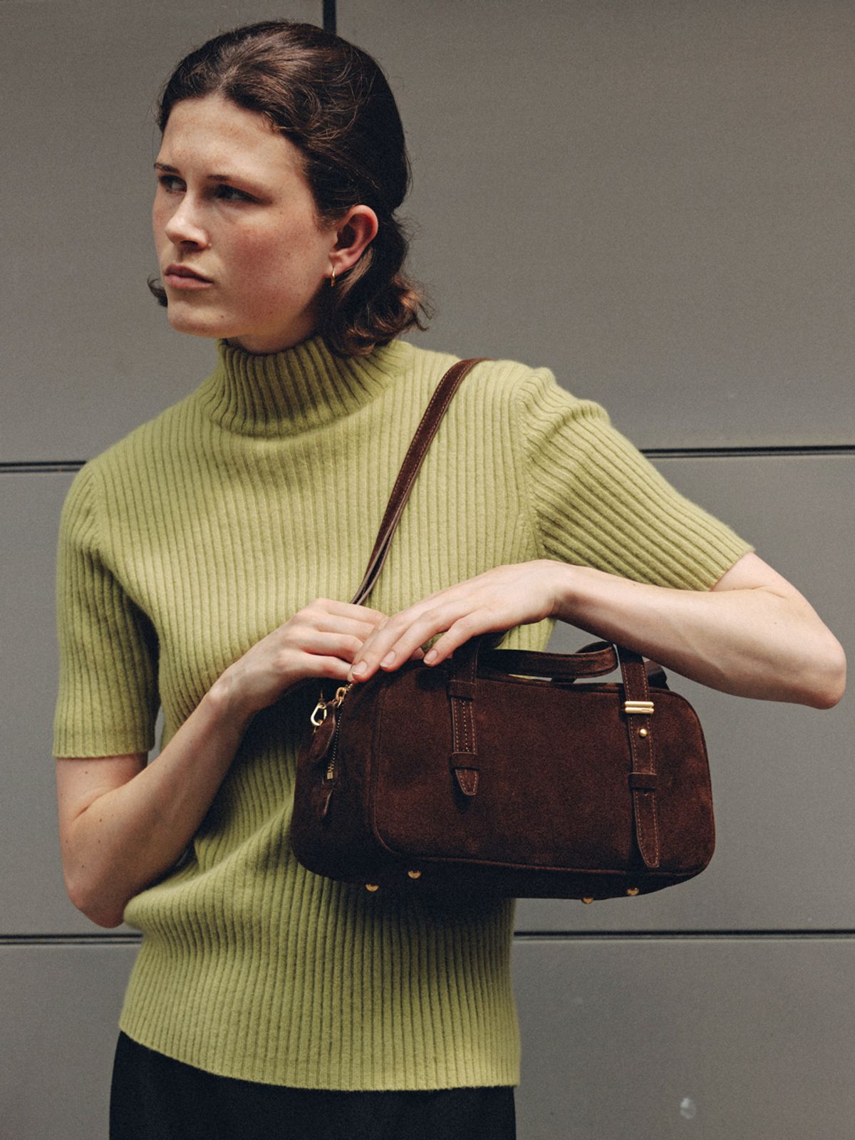 드메리엘(DEMERIEL) VT Boston Bag Chestnut