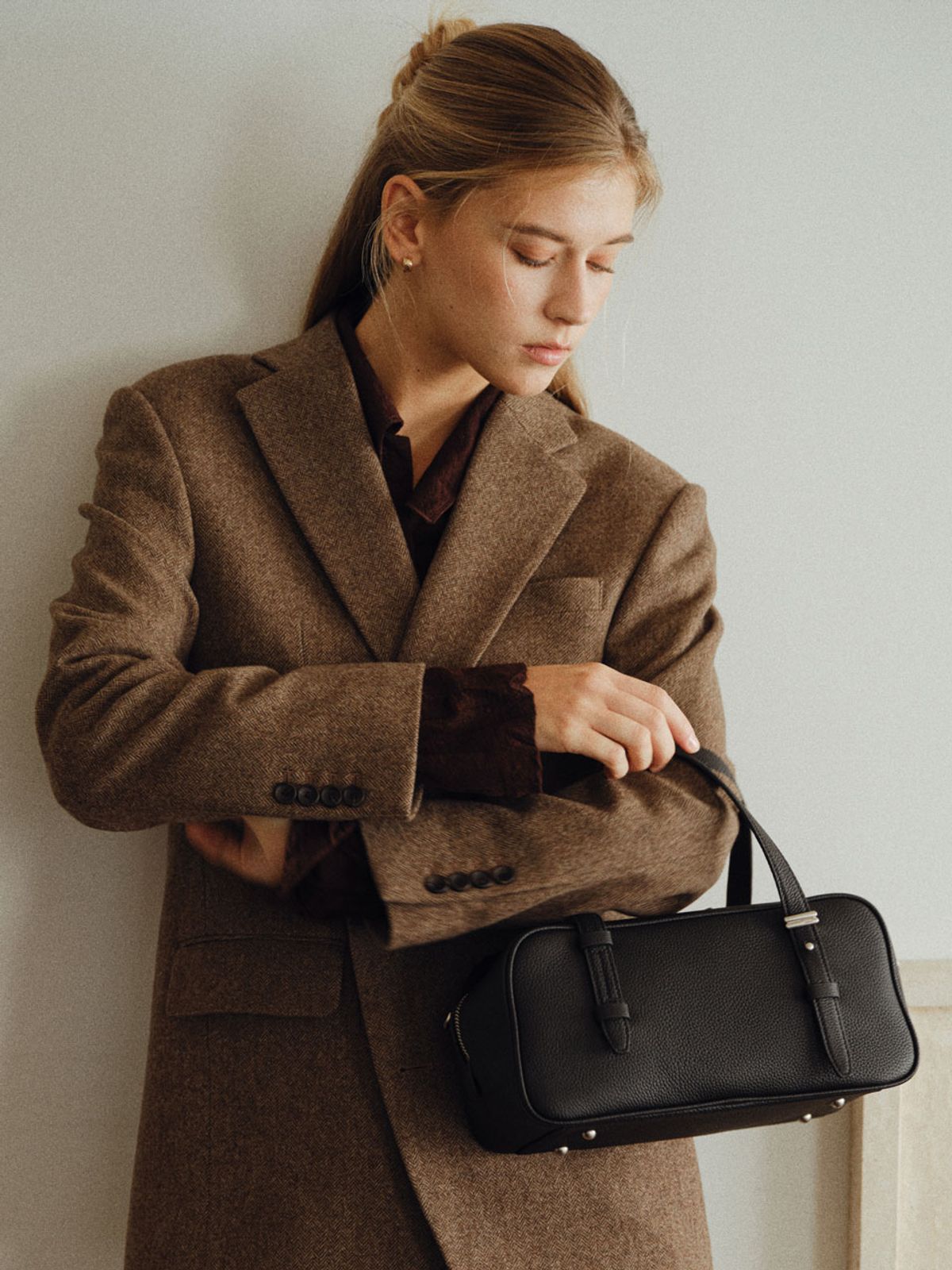 드메리엘(DEMERIEL) VT Boston Bag Black