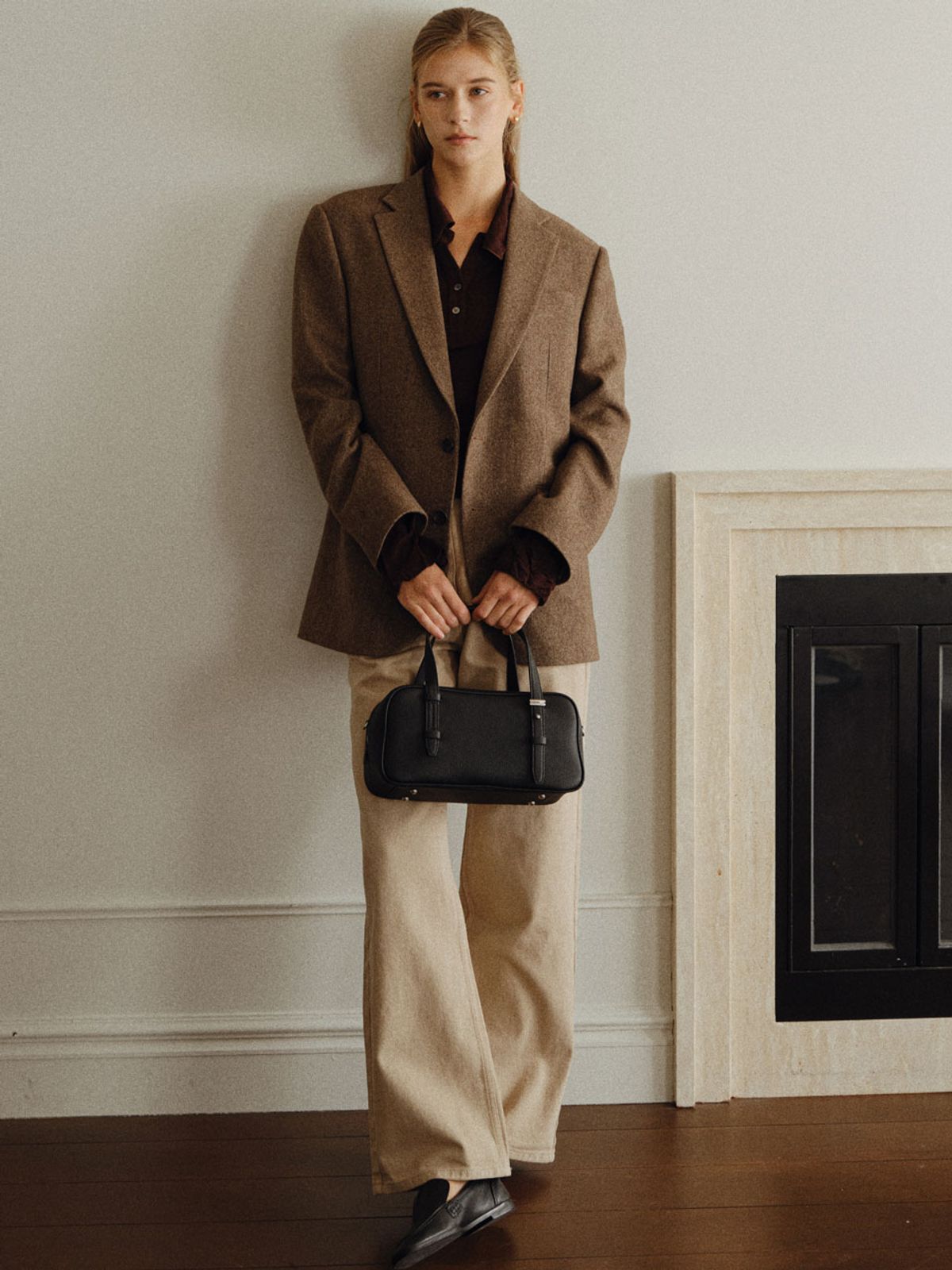 드메리엘(DEMERIEL) VT Boston Bag Black