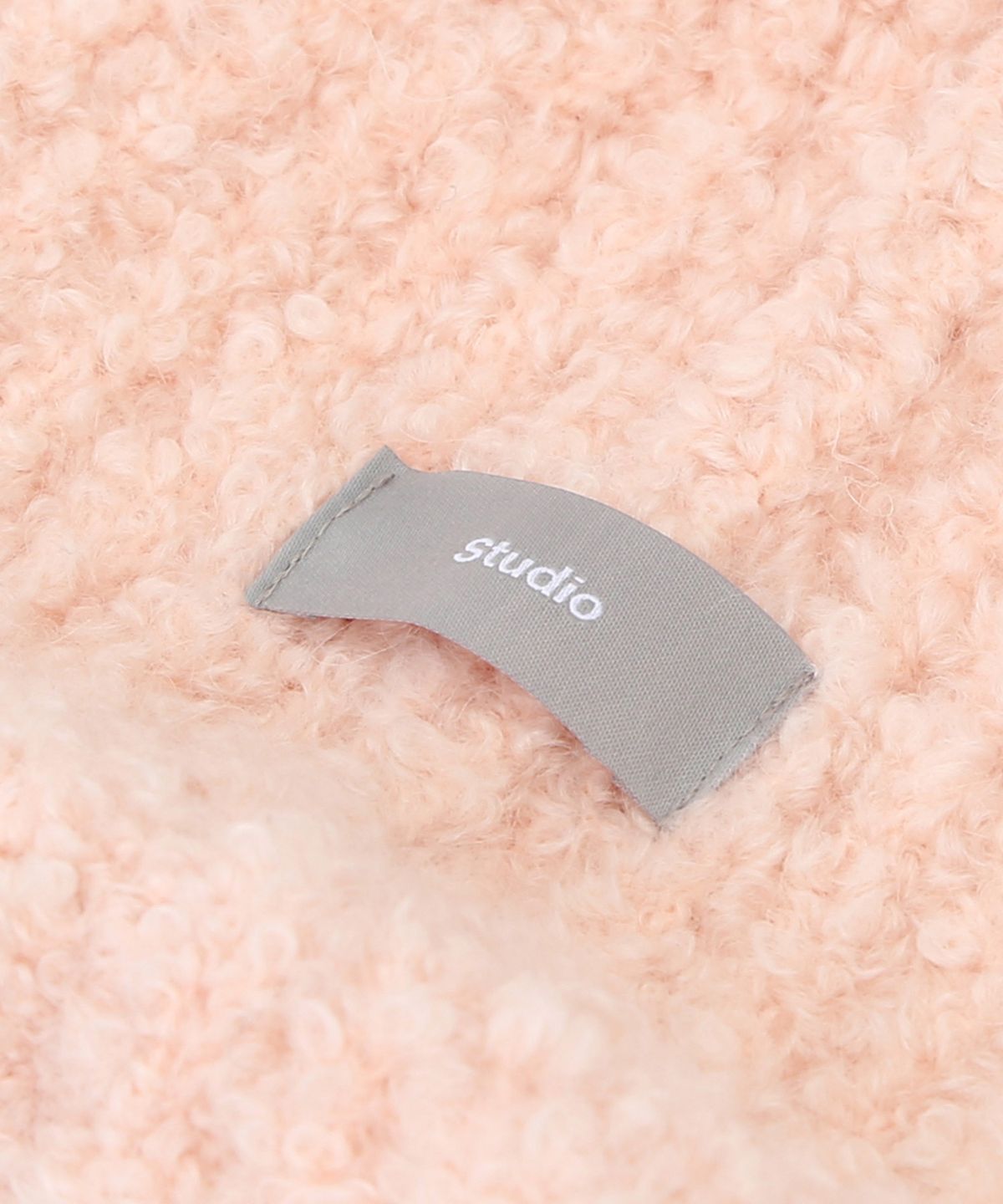 언더컨트롤 스튜디오(UNDERCONTROL STUDIO) 겨울 리본 부클 비니 RIBBON BEANIE / MOHAIR BOUCLE / PK