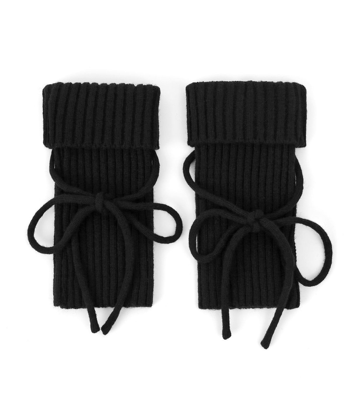 언더컨트롤 스튜디오(UNDERCONTROL STUDIO) 겨울 리본 핸드워머 RIBBON WARMER / LAMBS WOOL / BK