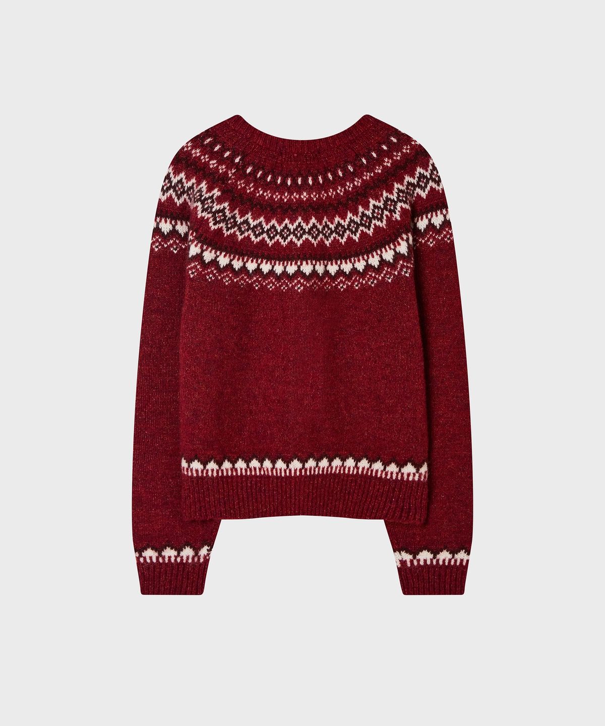 후아유(WHO.A.U) Fair Isle Cardigan / WHCKG4V24F