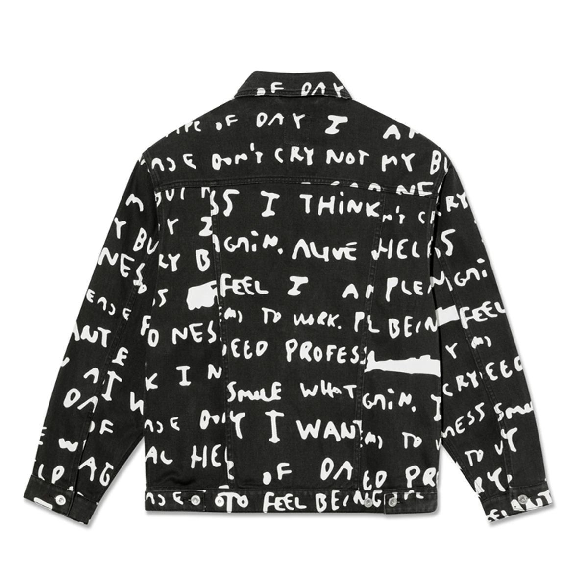 폴라(POLAR) Sad Notes Patrik Jacket [Black/White]