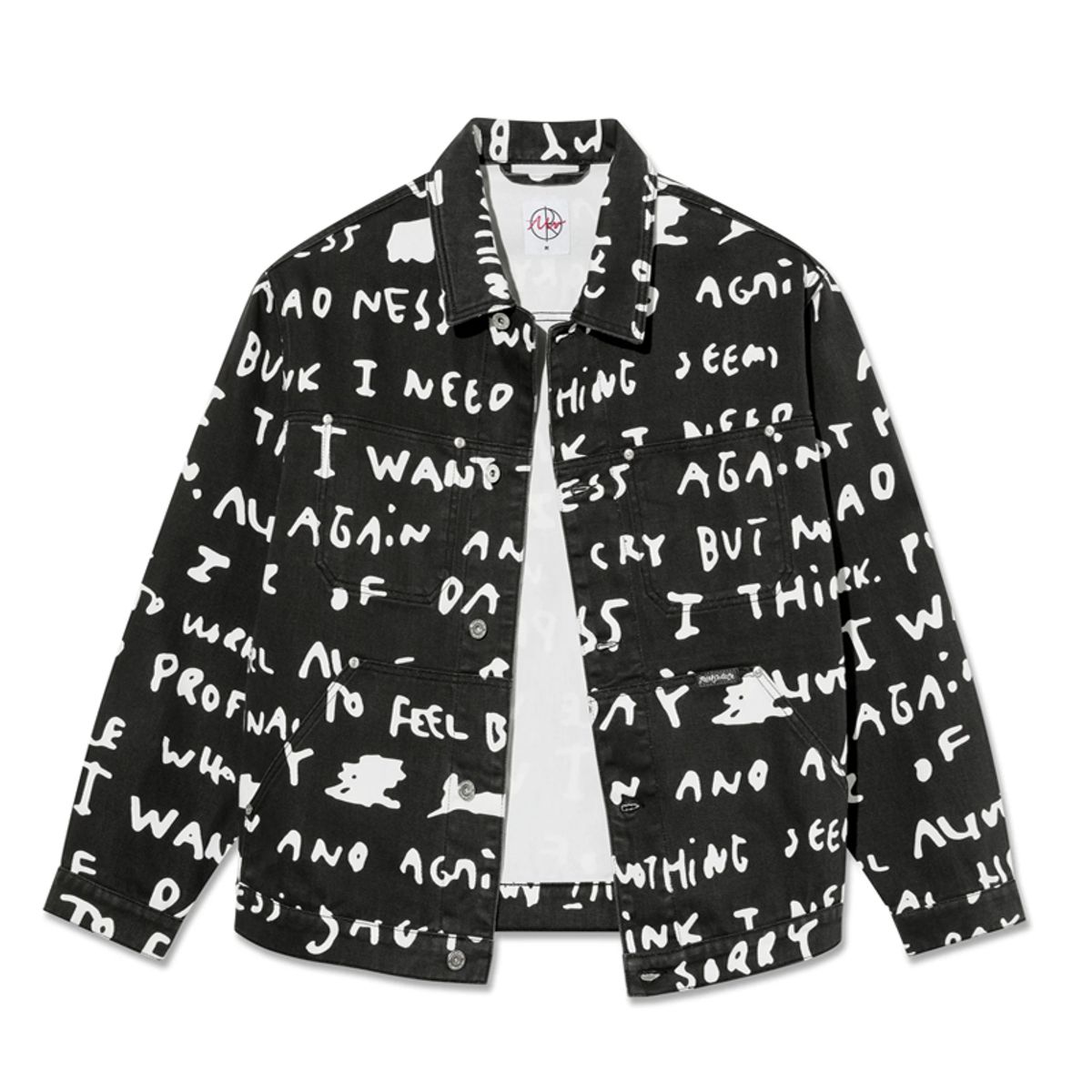 폴라(POLAR) Sad Notes Patrik Jacket [Black/White]