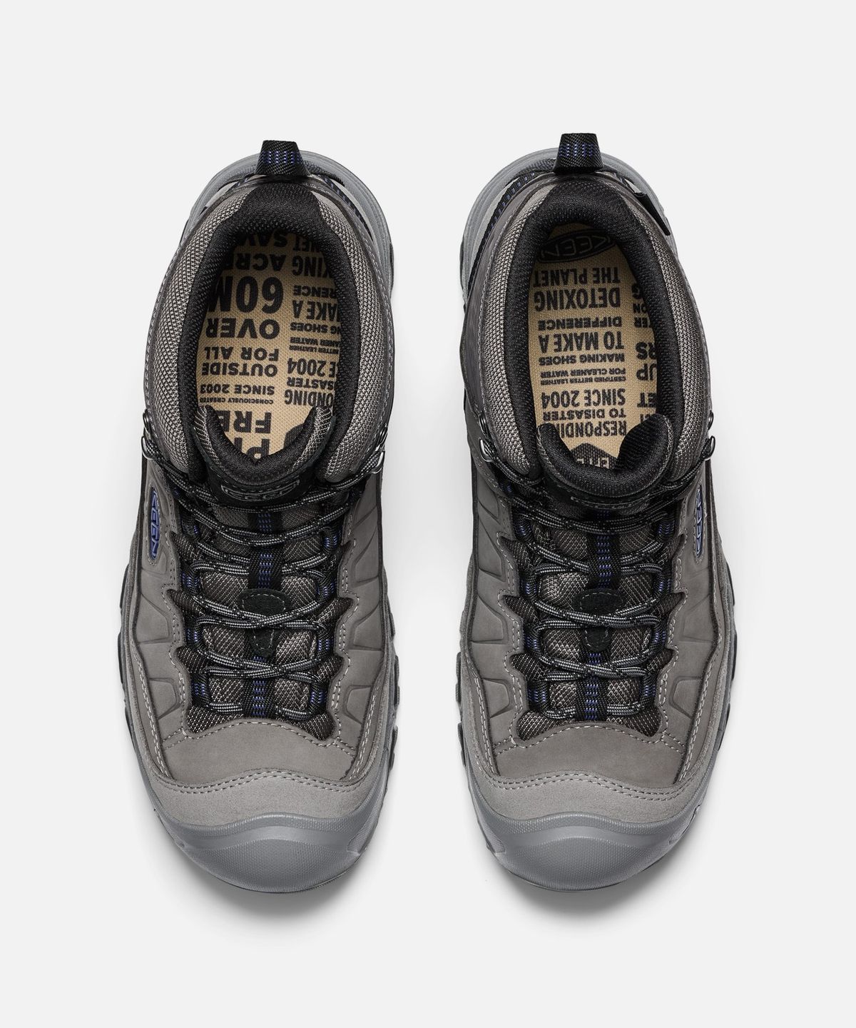 킨(KEEN) 타기 IV MID WP 남성 등산화 하이킹슈즈 GREY/CORONET BLUE