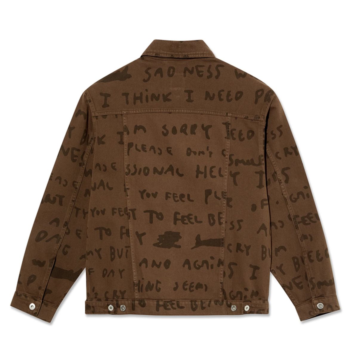 폴라(POLAR) Sad Notes Patrik Jacket [Walnut]