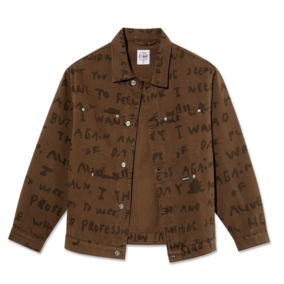 폴라(POLAR) Sad Notes Patrik Jacket [Walnut]