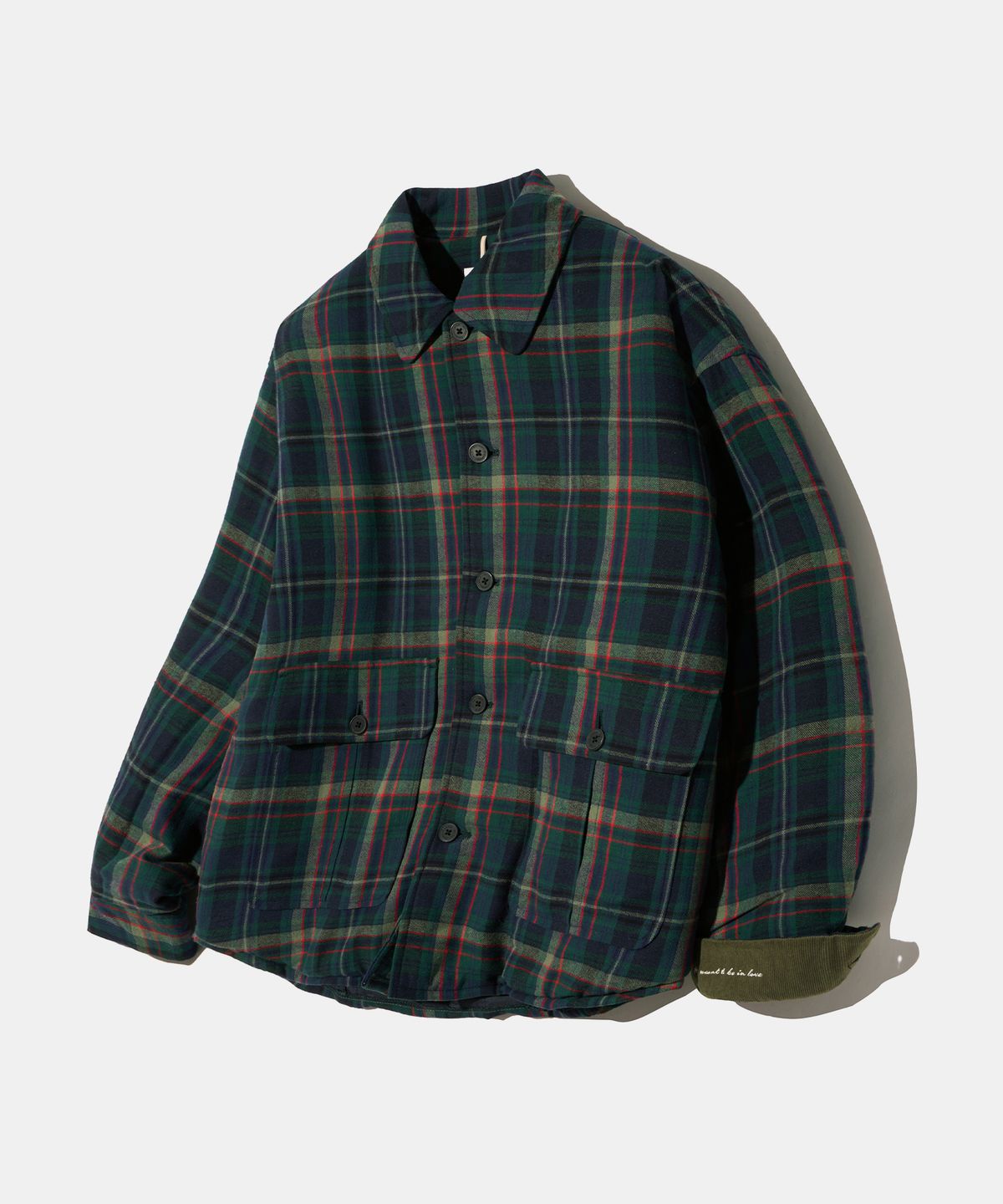 다이아몬드 레이라(DIAMOND LAYLA) [HEAT]Moss Green Check Padded PD6