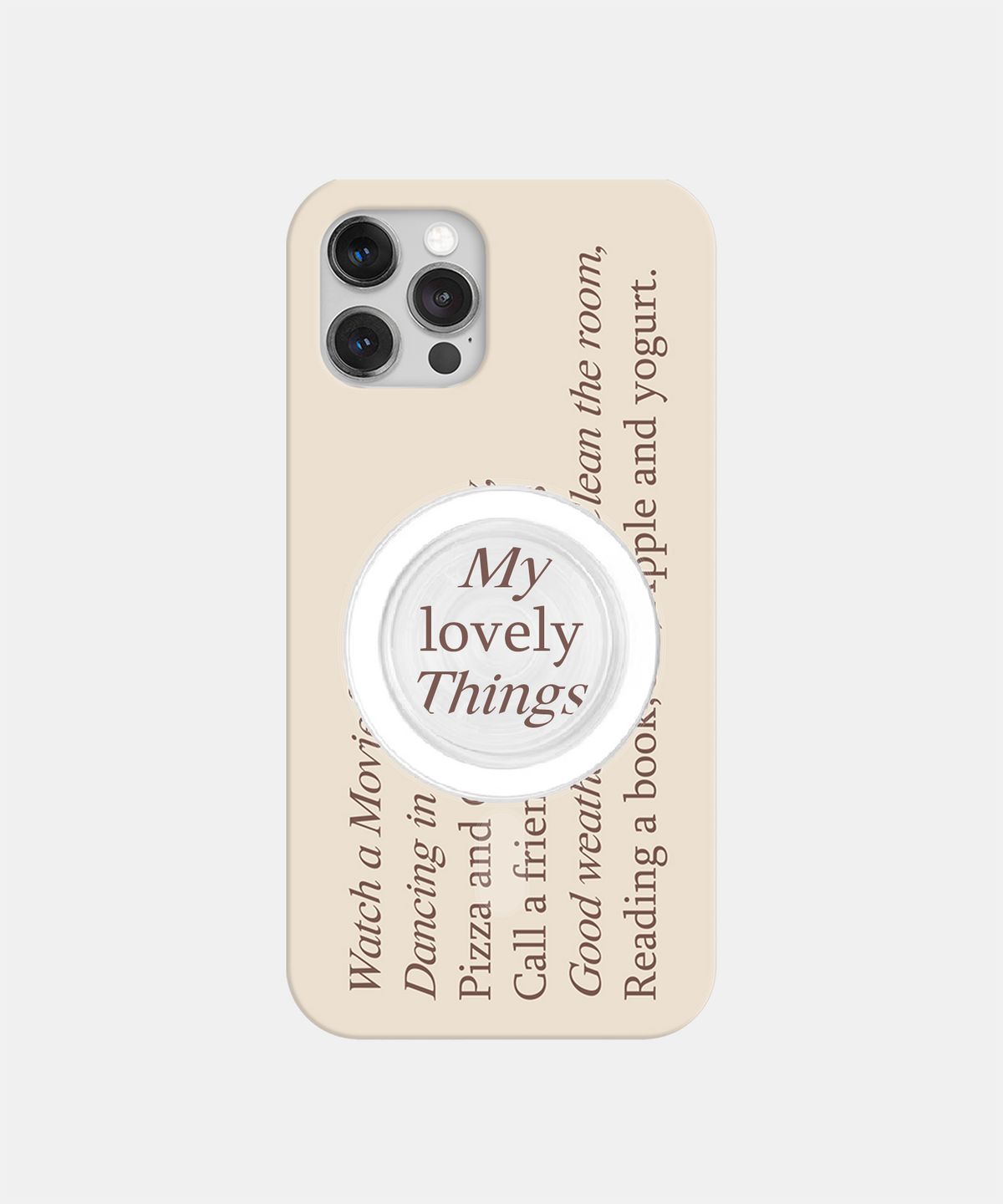 소유템(SOUTEM) [Magsafe] Lovely Thing_Slim Hard Phone Case Tok Set