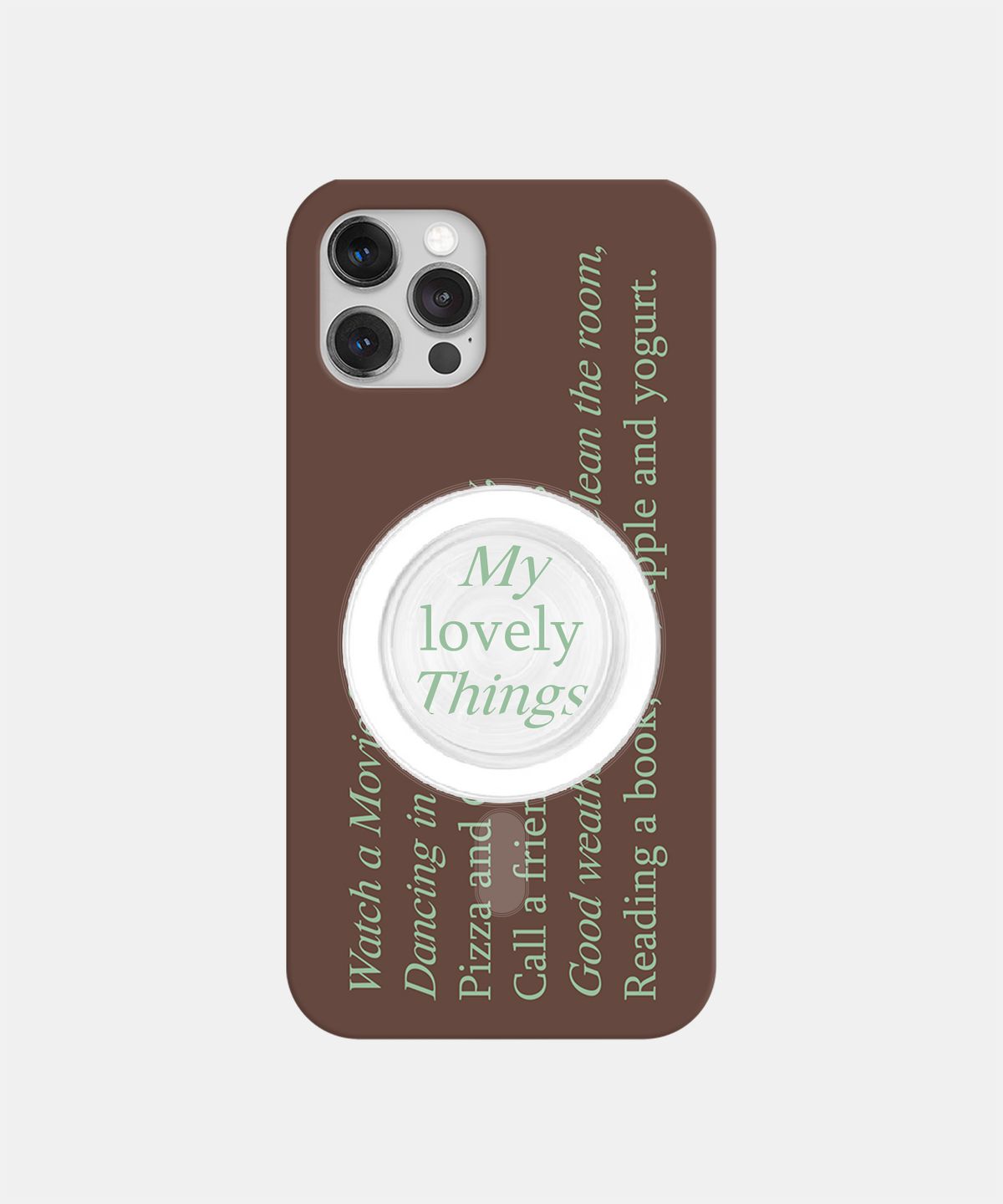 소유템(SOUTEM) [Magsafe] Lovely Thing_Slim Hard Phone Case Tok Set