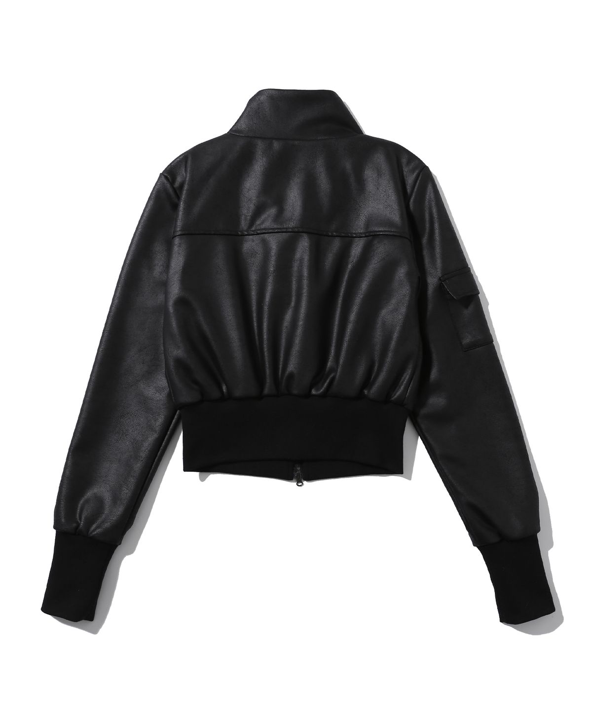 어니브(ANIV) VINTAGE SUEDE TWO WAY JACKET BLACK