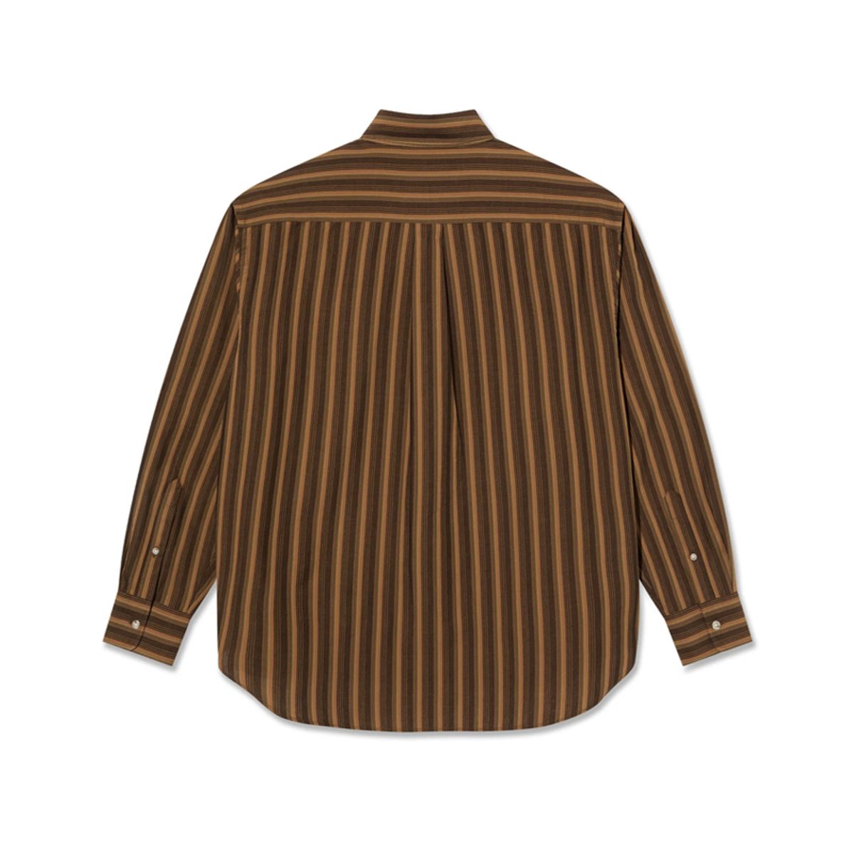 폴라(POLAR) Ben LS Shirt [Brown Stripes]