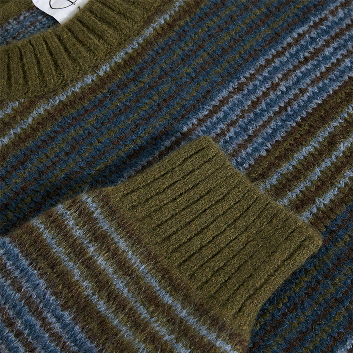 폴라(POLAR) George Sweater [Blue Green Stripe]