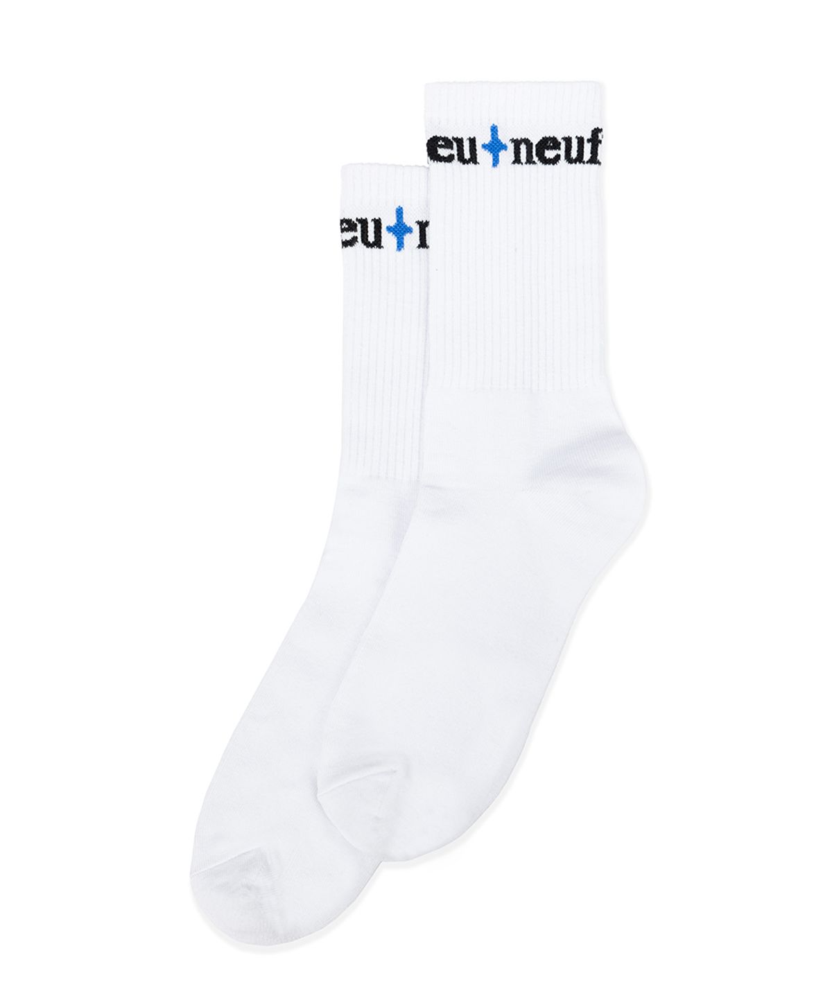 누프에블루(NEUFETBLEU) [6PACK] NEB blue shine socks (white)