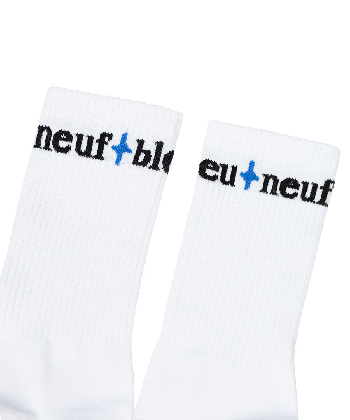 누프에블루(NEUFETBLEU) [6PACK] NEB blue shine socks (white)