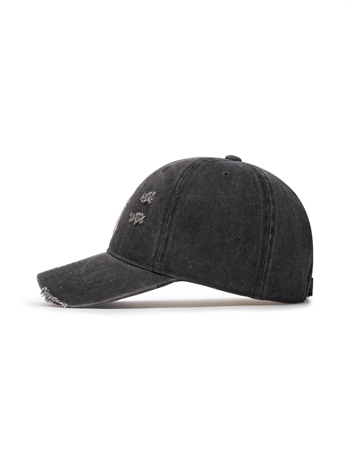 엠엘비(MLB) 데미지 워싱 언스트럭쳐 볼캡 NY (Charcoal Grey)