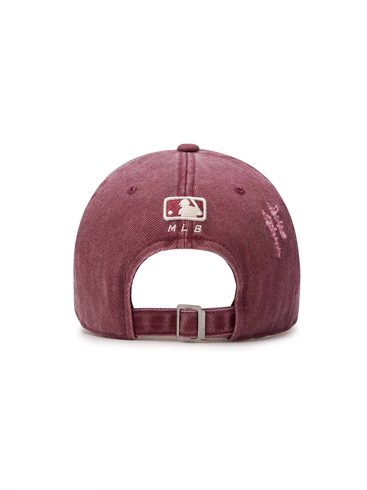 엠엘비(MLB) 데미지 워싱 언스트럭쳐 볼캡 NY (Burgundy)