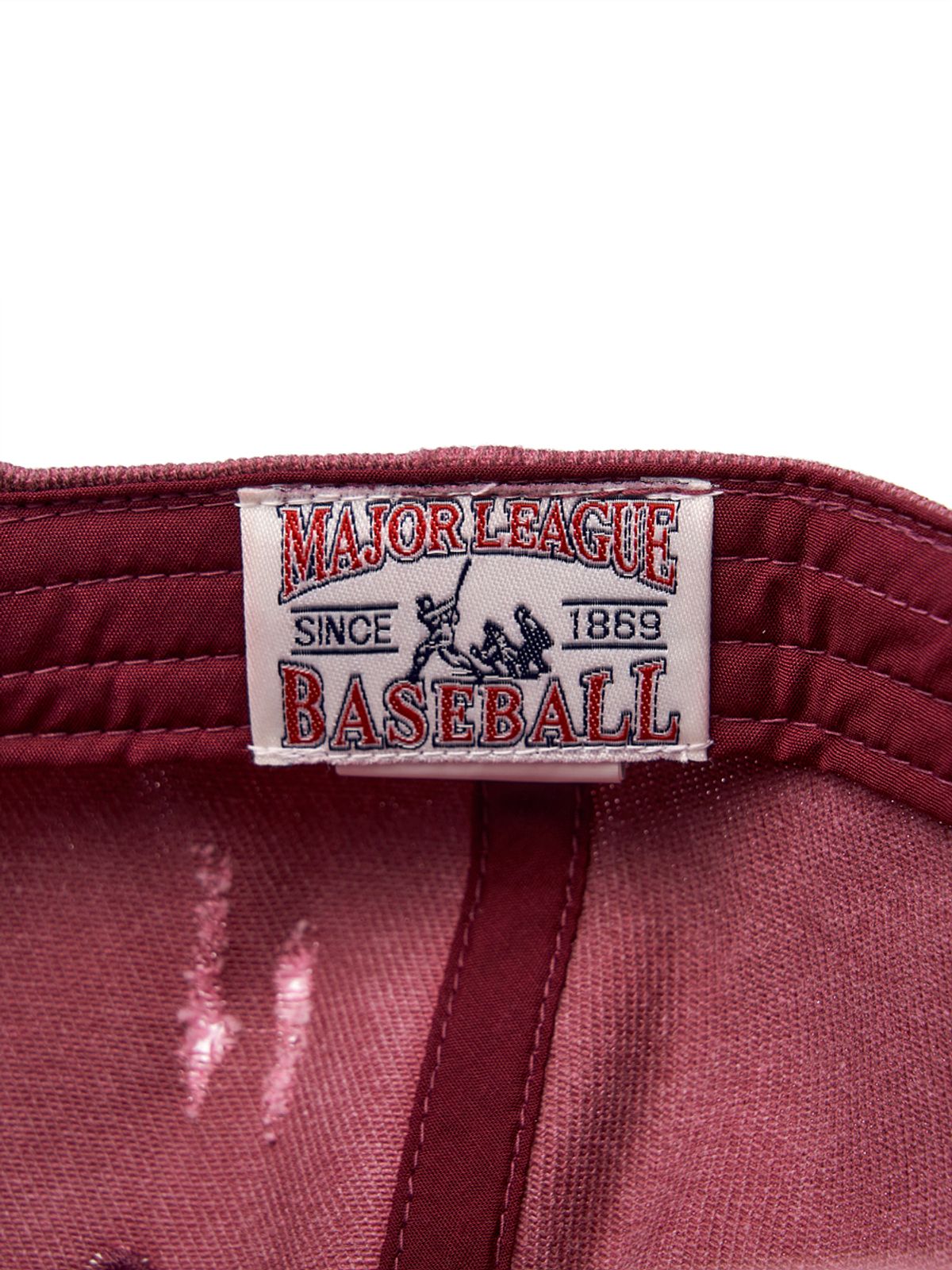 엠엘비(MLB) 데미지 워싱 언스트럭쳐 볼캡 NY (Burgundy)