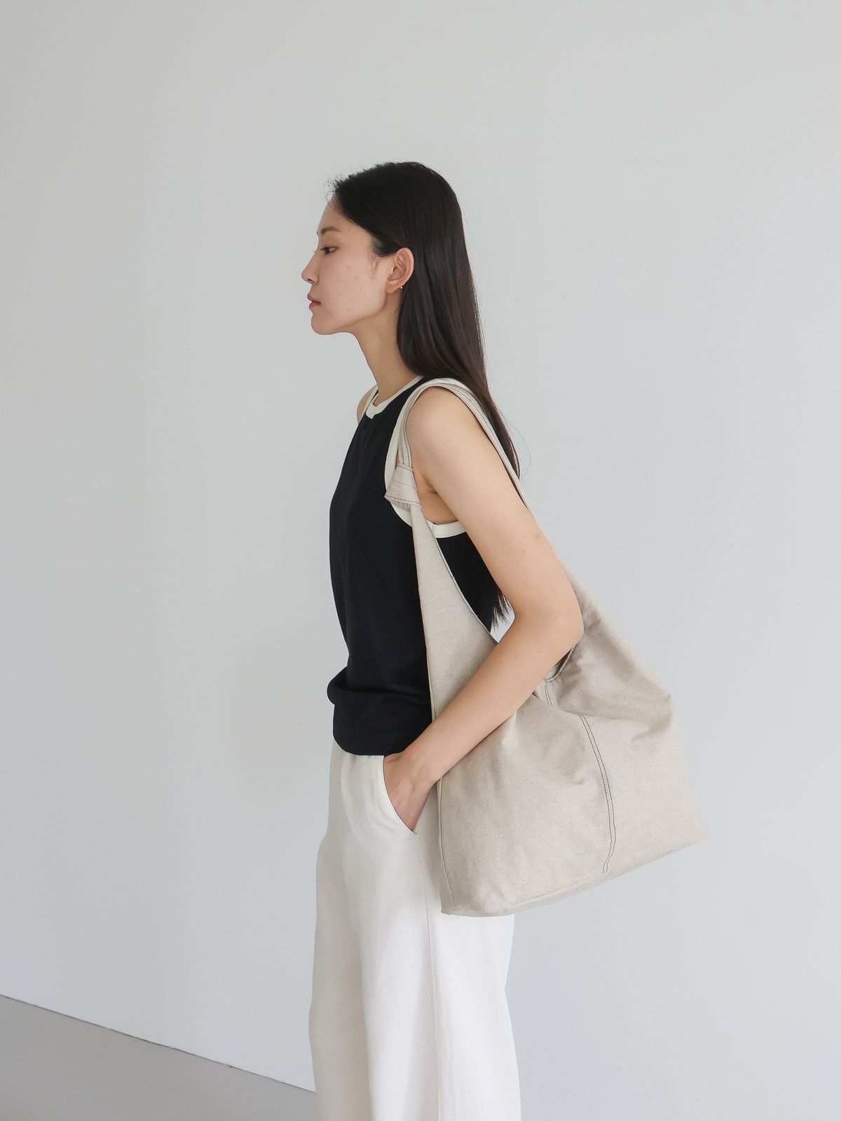 킬리안(KYLIAN) Sia Linen 2color 시아 린넨 호보백