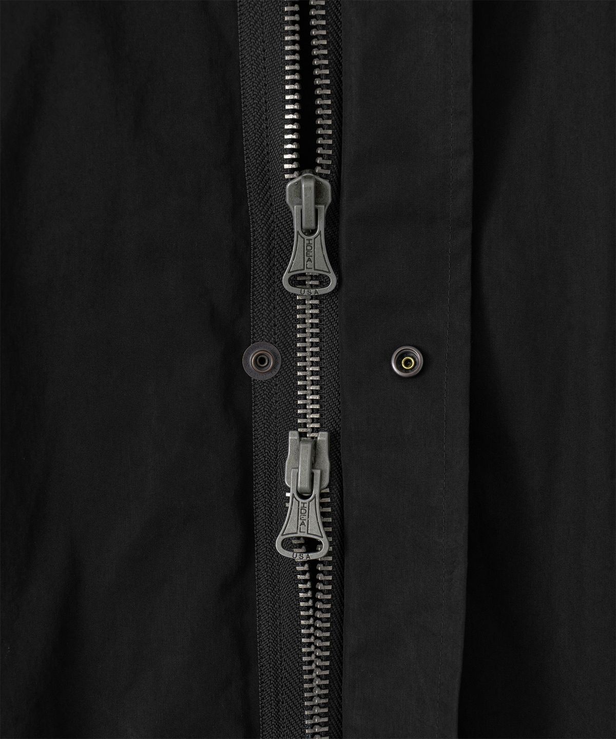 어나더 오피스(ANOTHER OFFICE) M-65 Insulation Fishtail Parka (Black)