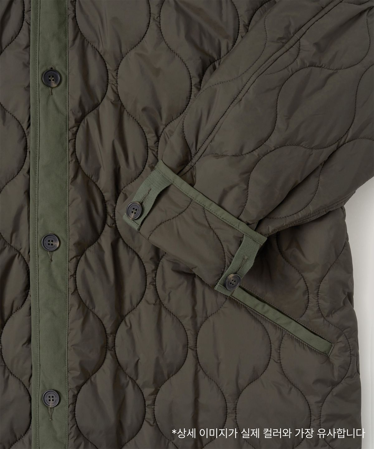 어나더 오피스(ANOTHER OFFICE) M-65 Insulation Fishtail Parka (Olive Green)