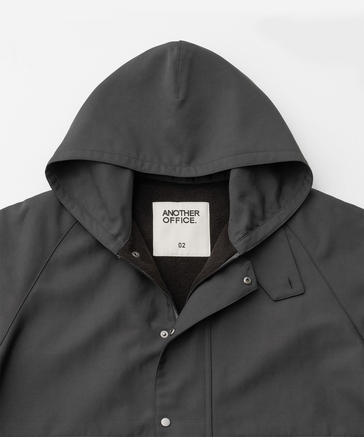 어나더 오피스(ANOTHER OFFICE) Hood Neo British Jacket (Graphite)